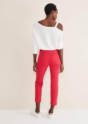 Phase Eight Ramona Straight Leg Trousers Pink Canada | ZLMTCF-416